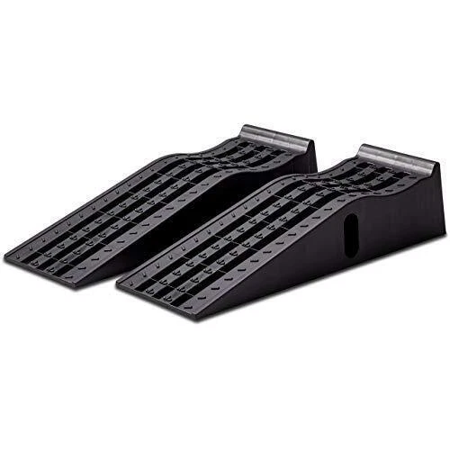 Cartrend 10639 PKW Auffahrrampen-Set - Schwarz, 3 Tonnen