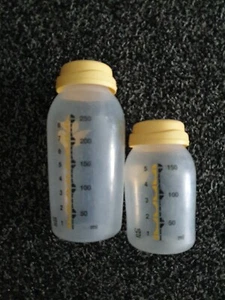 Medela Breastmilk Storage Bottles 250/150ml for Expressing Storing Breast Milk - Picture 1 of 2