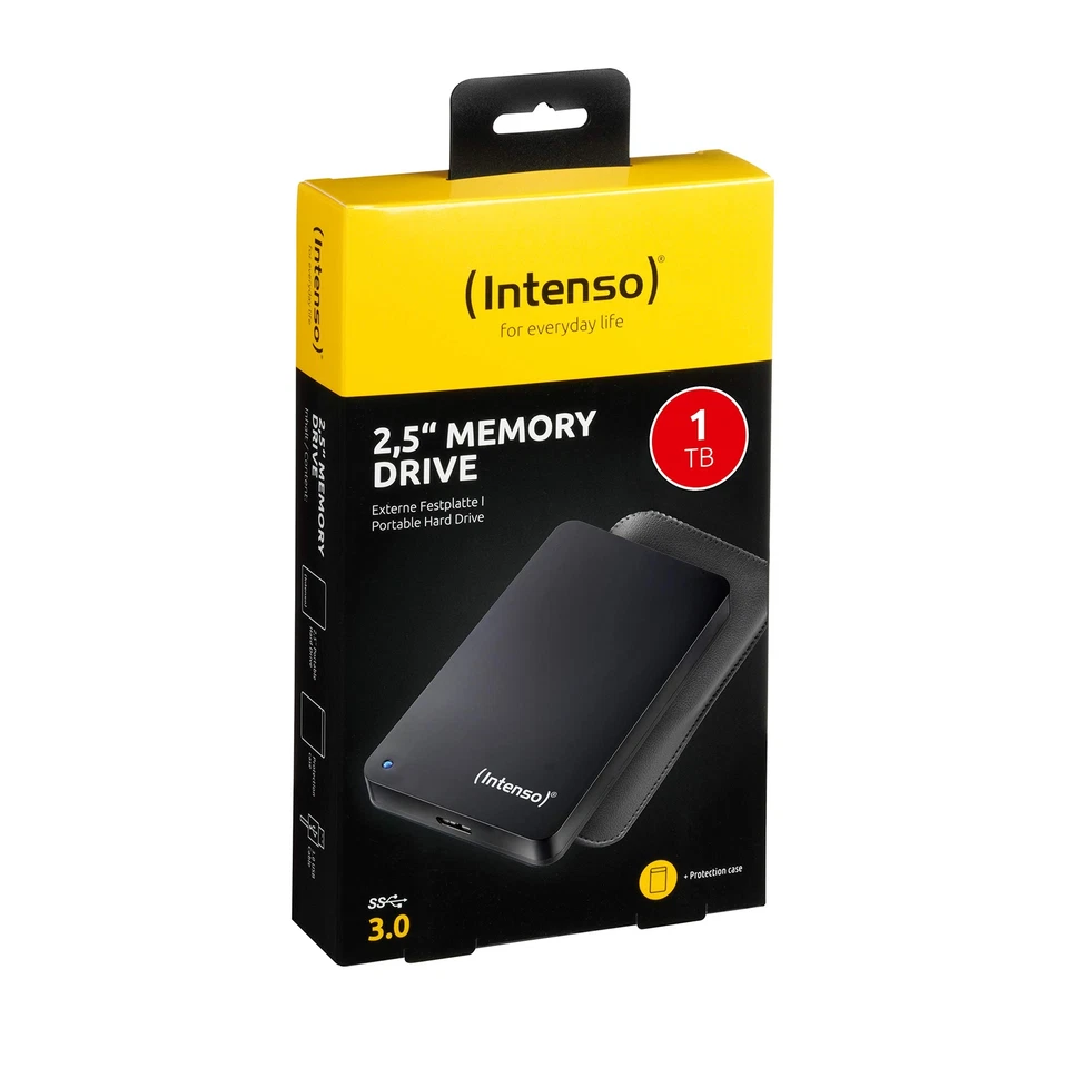 INTENSO HARD DRIVE ESTERNO 2.5" 1TB USB 3.0  - Immagine 1 di 1