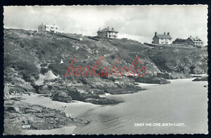 RP Postcard  Sands and cove,  BORTH-Y-GEST Caernarfonshire North Wales