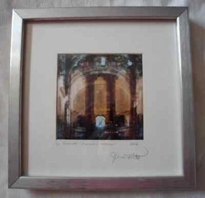 2/15 "All'altare... Un momento di riflessione" Fotografia d'arte firmata 2006 RIBBA - Foto 1 di 12