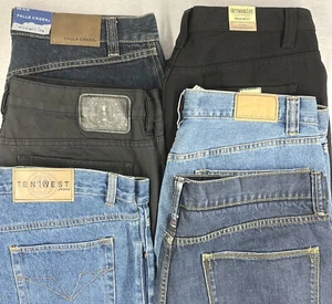 Men's New Jeans Pants 5 Pockets Zip-Front - CHOICE Size & Color  - Picture 1 of 10