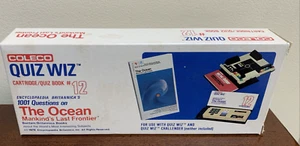 New NOS Coleco Quiz Wiz Computer Game 1980 Box # 12 The Ocean - Picture 1 of 9