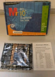MR I/O - PCI - SUPREME - DUAL SERIAL CARD - UNUSED - BAG STILL SEALED - Picture 1 of 4