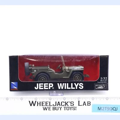 Willys Jeep Die-Cast 1:32 Scale NewRay Pull-Back Vehicle NEW SEALED - Image 1 of 2