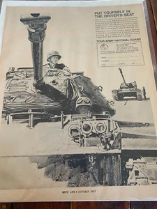 Vintage 1967 U.S. Army National Guard Recruiting ad - Picture 1 of 1