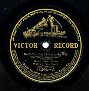 HELEN PRICE CLARK & WALTER van BRUNT - Don’t Turn My Picture To the Wall - 1913 - Imagen 1 de 1