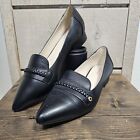 Cole Haan Women's Size 6 B - Black Leather Mabel Ballet Flat Slip On Shoes