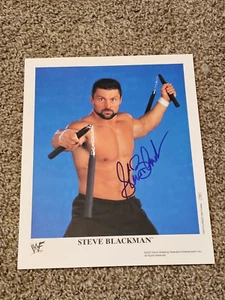 WWF STEVE BLACKMAN P-667 PROMOFOTO Wrestling AUTOGRAMM SIGNIERTES AUTO - Bild 1 von 2