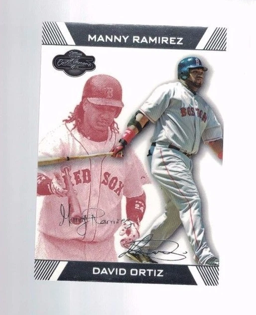 2007 Topps Co-Signers Red #49A David Ortiz/Manny Ramirez #052/299 (G) - Image 1 of 1
