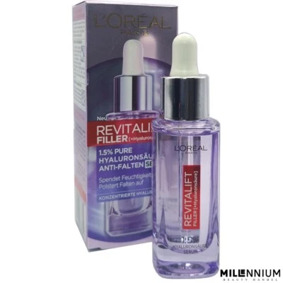L'Oréal Hyaluron Serum Anti-Aging Gesichtspflege mit 1,5% Hyaluron 30ml Loral - Bild 1 von 2