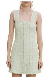MAJE Rinova Metallic Tweed Minikleid Gr. 40 orig. 415 $ Neu mit Etikett - Bild 1 von 7