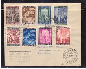 Busta Vaticano Serie Completa Anno Santo 1950 WE2443 - Picture 1 of 1