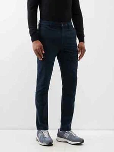 RAG & BONE Fit 2 Action Straight Leg Cotton Twill Chinos W32 L32 Navy RRP £170 - Picture 1 of 8