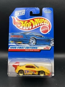 Hot Wheels 1998 First Editions Pikes Peak Celica in Yellow LW Collector #652 - Picture 1 of 3