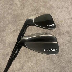 Acuity HIPER Black Left Handed Lob Wedge 60 & Sand Wedges 56 75g Graphite Shaft - Picture 1 of 11