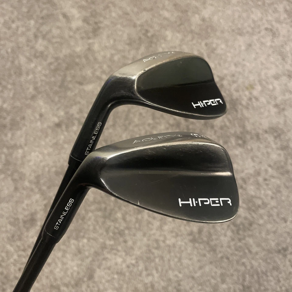 Acuity HIPER Black Left Handed Lob Wedge 60 & Sand Wedges 56 75g Graphite Shaft - Image 1 of 4