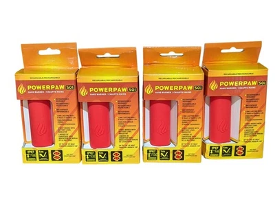 4 New Power Paw 501 Rechargeable Hand Warmers