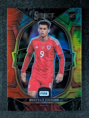 2022-23 Panini Select FIFA BRENNAN JOHNSON 20/49 RC Tie-Dye Prizm Terrae SP #72 - Image 1 of 3