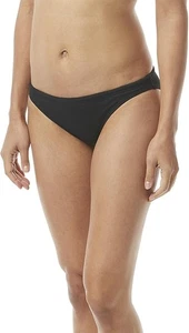 Parte inferior de bikini clásico para mujer TYR Durafast One, negro, talla 8 (M) - Imagen 1 de 9