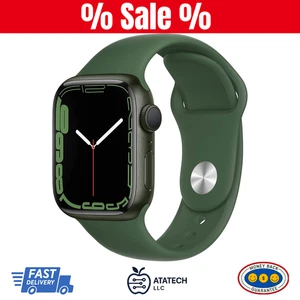 Apple Watch Series 7 (GPS) 41mm Aluminum Case Green + Band OpenBox (VeryGood) - Picture 1 of 5