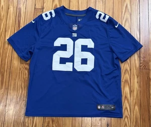Nike NFL Vapor Limited Stitched Giants Saquon Barkley #26 Men’s Size 2XL XXL - Picture 1 of 8
