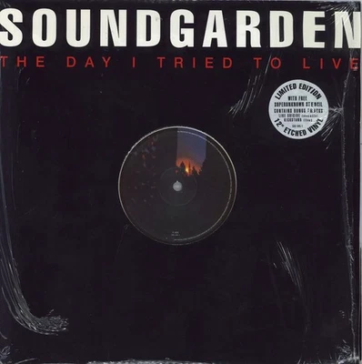 SOUNDGARDEN - The Day I Tried To Live  (UK, 1994 vinyl) ~ NEW ~ ETCHED 12 INCH - Image 1 of 2