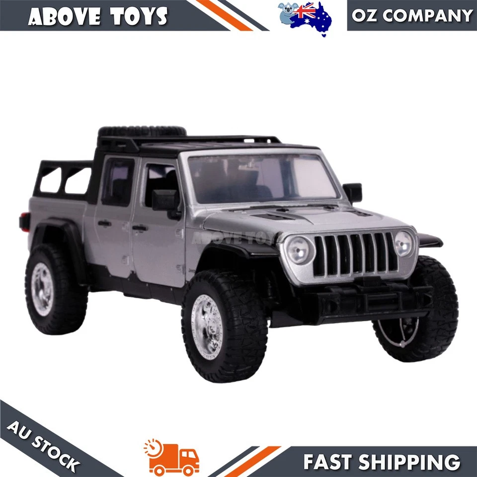 Jada 1:24 Scale Fast & Furious 9 Jeep Gladiator Silver Pickup Diecast Model - Image 1 of 1