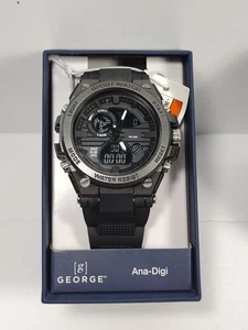 Analog Digital Sportuhr WR, Stoppuhr, mit Licht, von George ..Neu in Box. - Bild 1 von 16