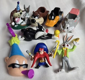 Vintage Looney Tunes Toys Lot Arby's 1989 Hardee's 1998 Applause WB Figuren C - Bild 1 von 23
