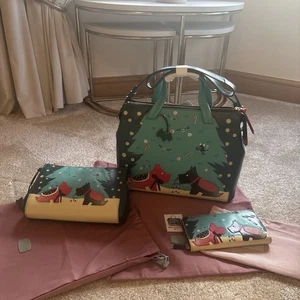 Radley Under the Mistletoe Picture 2015 Handbag clutch and large matinee purse - Picture 1 of 14