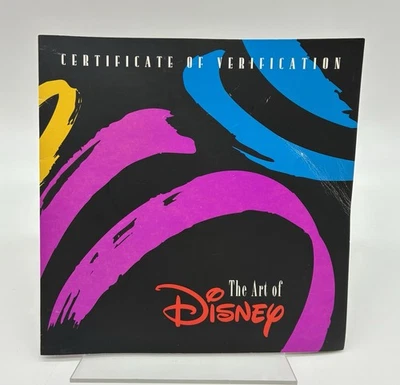 Certificado de autenticidad de repuesto para tarjeta Goebel Disney Mickey & Minnie Stormy Weather SOLO Foto 1 de 4