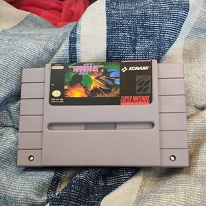 Gradius III 3 (SNES Super Nintendo, 1991) Authentic Cart Only - Picture 1 of 5