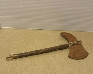 Vintage 1954 Saxton Liberty PA Centennial Souvenir Hand Made Wooden Tomahawk - Picture 1 of 7