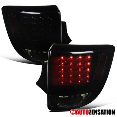 Fit 2000-2005 Toyota Celica Rear LED Tail Lights Brake Lamps Black/Smoke 00-05 - Image 1 of 4