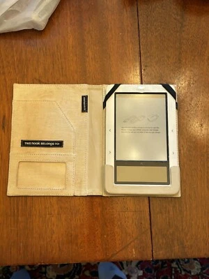 Barnes & Noble Nook 1ª Edición 2 GB, Wi-Fi, 6 pulgadas - Blanco/Gris Foto 1 de 4