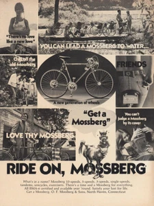 1973 Mossberg Bicycles: piombo un Mossberg all'acqua pubblicità stampa d'epoca - Foto 1 di 1
