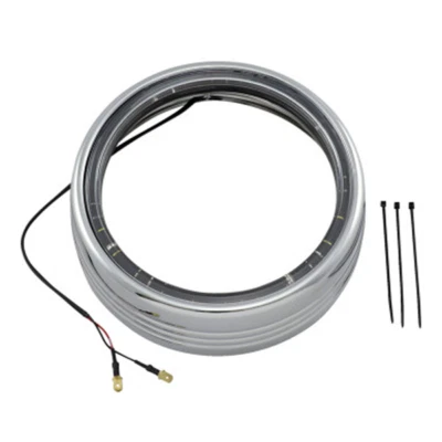 KURYAKYN-7785- LED Halo Headlight and Passing Light Trim Rings - Image 1 of 4