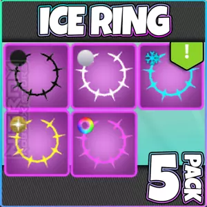 Roblox World Zero - ANELLO GHIACCIO - CONFEZIONE DA 5 - Foto 1 di 1