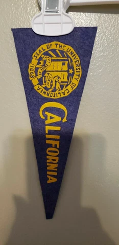 CALIFORNIA GOLDEN BEARS NCAA VINTAGE RETRO PENNANT WITH HOLDER Cover