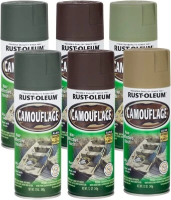 Rust-Oleum 269038 Specialty Camouflage Spray Pack, 12-Ounce, 6-Pack CAMO - Image 1 of 4