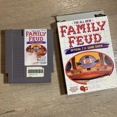 Family Feud (Nintendo Entertainment System, 1991) Cartridge And Box - Image 1 of 4
