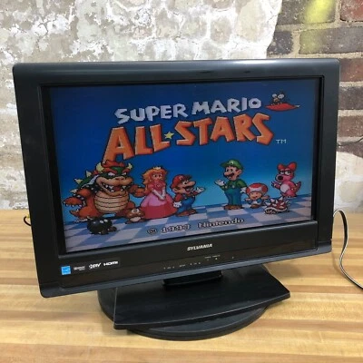 Sylvania LC195SLX 19" 720p HD LCD Television RGB/HDMI/VGA/RCA (RETRO GAMING) - Image 1 of 4