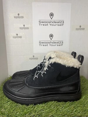 女式 6.5 7.5 9.5 耐克 Woodside Chukka 2 ACG 黑色靴子 537345-001 雪地靴 — 第 1/4 张图片