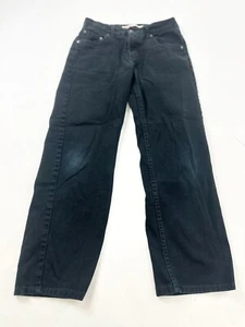 Levi’s 505 Jeans Boys 14 27x27 Black Straight Leg - Picture 1 of 8