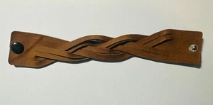 Elegantes Pulseras de Cuero Marrón Hechas a Mano para Hombre y Mujer HECHAS A MANO nuevas - Imagen 1 de 2