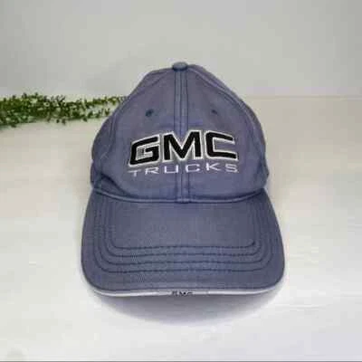 Hot Rods Plus GMC Trucks Embroidered Baseball Hat Blue & White Adjustable Foto 1 de 4