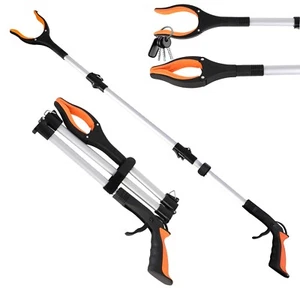 Extra Long Grabber Tool Industrial Pick Up Stick Hand Grip Reach Trash Reacher - Picture 1 of 21