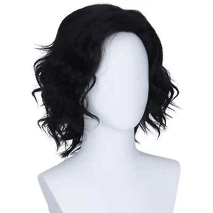 Black Curly Wig Men Short Hair Wig Halloween Male Cosplay Costume Party Acces... - Picture 1 of 5