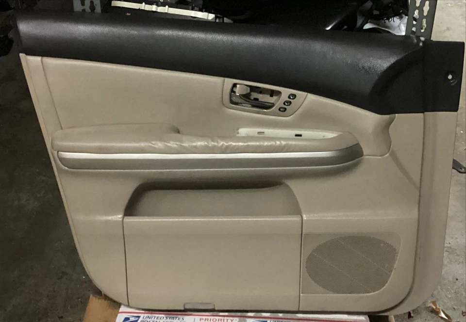 04-09 LEXUS RX330 RX400H RX350 FRONT DRIVER LEFT SIDE DOOR PANEL CARD TRIM TAN - Image 1 of 1